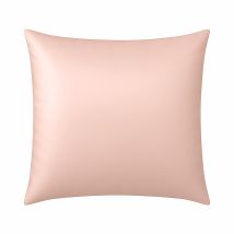 Taie d’oreiller en soie naturelle 100 % mûrier - Rose - 65x65 cm - Soie - Home Maison