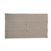 Torchon de cuisine à petits carreaux - Marron Brun - 50x70 cm - Coton - Home Maison