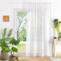 Voilage fantaisie Beluga - Blanc - Home Maison