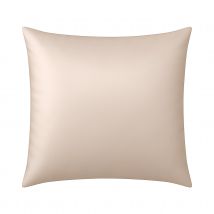 Taie d’oreiller en soie naturelle 100 % mûrier - Beige - 65x65 cm - Soie - Home Maison