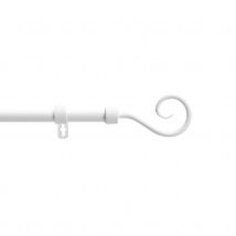 Tringle extensible en kit - Blanc - 120x210 - Métal - Home Maison