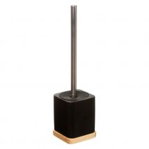 Brosse WC à pot uni - Noir - Home Maison