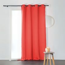 Rideau obscurcissant coloré - Orange - Polyester - Home Maison