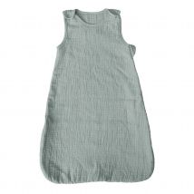 Gigoteuse bébé sans manches en gaze de coton - Céladon - 40x70 cm - Gaze de coton - Home Maison