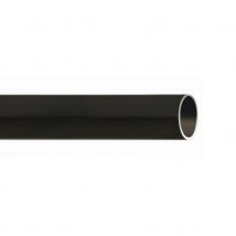 Tringle à rideau métal diamètre 20 cm - Noir - 150 cm - Métal - Home Maison