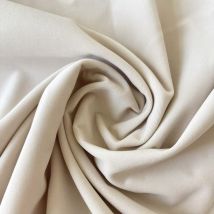 Tissu velours non feu M1 - Ecru - 140 cm - Polyester - Home Maison