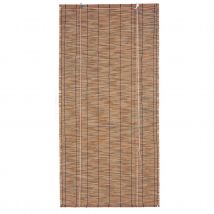 Store en baguettes de roseau avec enrouleur - Marron - Bambou/Bois - Home Maison