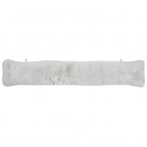 Boudin de fausse fourrure - Naturel - 90x15 cm - Polyester - Home Maison