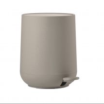 Poubelle salle de bain 3L - Taupe - 21x21x24 cm - Plastique - Home Maison