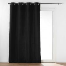 Rideau Isolant Thermique Uni - Noir - Home Maison