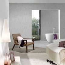 Papier peint Berlin - Gris clair - Papier - Home Maison