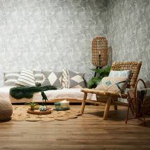 Papier peint jungle tropicale - Vert - Papier - Home Maison