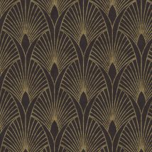 Papier peint imprimé Glamour - Noir - Papier - Home Maison