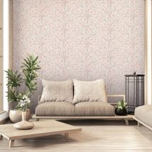 Papier peint imprimé fleur de cerisier - Multicolore - 10mx 0.53 m - Papier - Home Maison