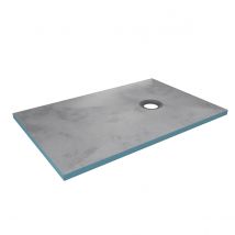 Receveur de douche à carreler - Gris - Plastique - Home Maison