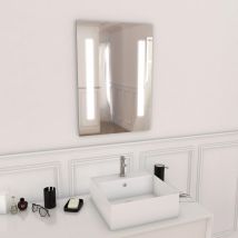 Miroir Silver River - Gris clair - Verre - Home Maison