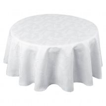 Nappe ronde outdoor aux motifs graphiques - Blanc - Polyester - Home Maison