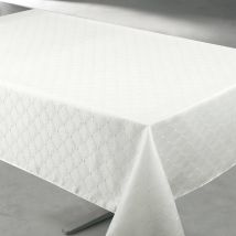 Nappe rectangulaire outdoor aux motifs graphiques - Ecru - Polyester - Home Maison