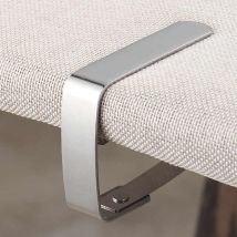 4 pinces à nappe - Argent - Inox - Home Maison