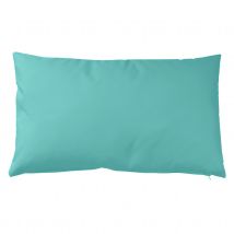 Housse de coussin d'extérieur en tissu outdoor - Vert menthe - Polyester/Toile - Home Maison