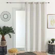 Rideau d'ameublement en poly/lin - Naturel - Poly / Lin - Home Maison