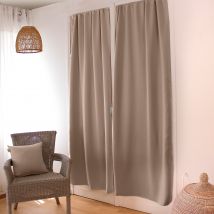 Rideau de porte occultant - Naturel - Polyester/Occultant - Home Maison