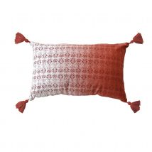 Coussin tie & dye au style exotique - Brique - Coton - Home Maison