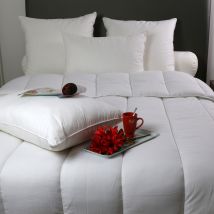 Couette anti-acariens et respirante DODO - Blanc - Polyester - Home Maison