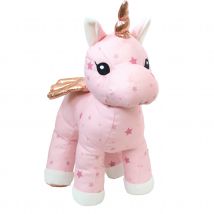 Peluche musical Jolly - Rose Clair - Polyester - Home Maison