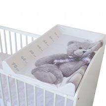Plan langer et matelas intégré Little bear - Blanc - Plastique - Home Maison