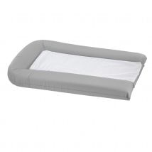 Matelas à langer avec éponges amovibles - Gris - Polyester/Polypropylène/Coton - Home Maison