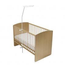 Flèche de lit - Blanc - 152 cm - Métal/Fer Forgé - Home Maison