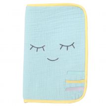 Protège carnet de santé demi lune - Noir - Polyester - Home Maison
