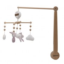 Mobile musical esprit enchanté - Lilas - Polyester/Bois - Home Maison
