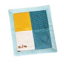 Tapis de parc - Bleu - 100x100 cm - Polyester - Home Maison
