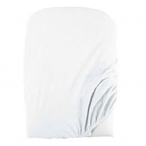 Housse de matelas à langer éponge - Blanc - 50x75 cm - Coton - Home Maison
