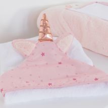 Sortie de bain avec gant Jolly - Rose - Polyester/Coton - Home Maison