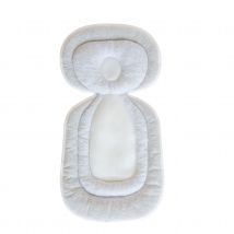 Body pad en 3D - Gris clair - 32.5x6 5 cm - Coton - Home Maison