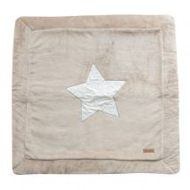 Tapis de parc en microfibre - Gris Galet - 100x100 cm - Microfibre - Home Maison