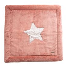 Tapis de parc en microfibre - Terracotta - 100x100 cm - Microfibre - Home Maison