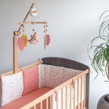 Tour de lit adaptable petites plumes - Multicolore - Coton - Home Maison