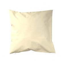 Housse de coussin d'extérieur en tissu outdoor - Ecru - Polyester/Toile - Home Maison