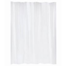 Rideau de douche Blanc "Peva" - Blanc - Polyester - Home Maison