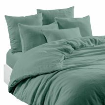Housse de couette Harmony en 100% lin lavé - Bleu - Lin - Home Maison