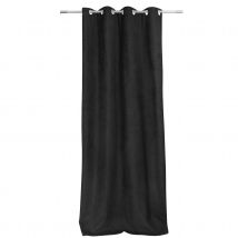 Rideau anti-froid doublé polaire - Ardoise - Polyester/Occultant - Home Maison