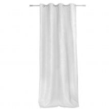 Rideau anti-froid doublé polaire - Blanc - Polyester/Occultant - Home Maison