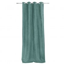 Rideau anti-froid doublé polaire - Vert d'eau - Polyester/Occultant - Home Maison