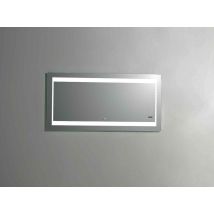 Miroir Led Silver Futura - Gris clair - Métal - Home Maison