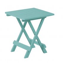 Table pliante ADIGE - Turquoise - Polypropylène - Home Maison