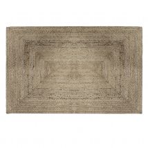 Tapis rectangulaire en jute - Beige - Jute - Home Maison